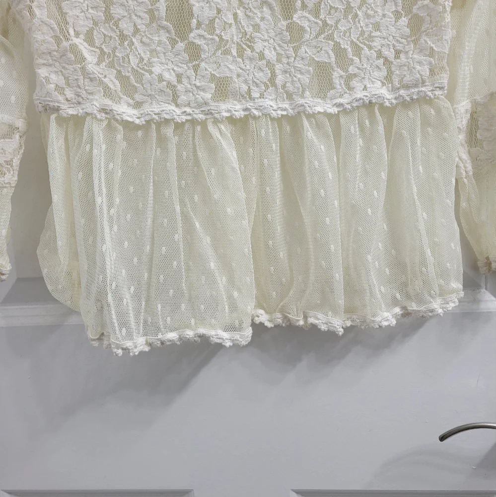 Free People Lace Blouse